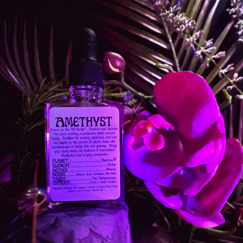 Amethyst Gem Essence Ritual Oil