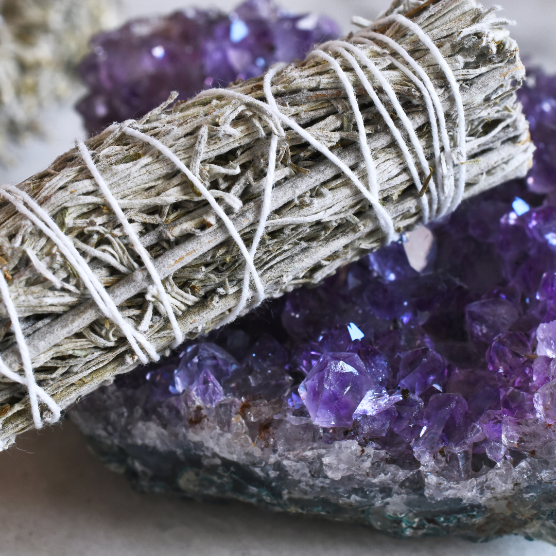 Blue Sage Smudge 4”