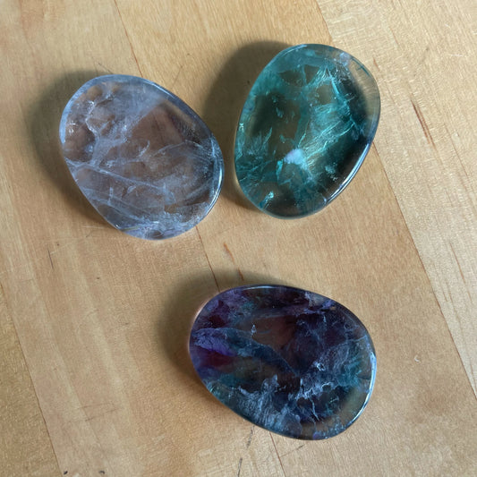 Fluorite Worry Stone