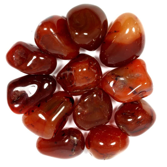 Carnelian Tumbled Stones - Large