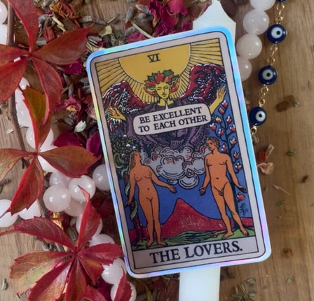 Lovers Tarot Sticker
