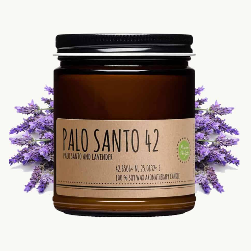 Palo Santo and Lavender Candle 42
