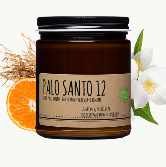 Palo Santo and Tangerine Candle 12