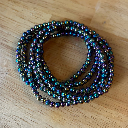 Rainbow (Oxidized) Hematite bracelet