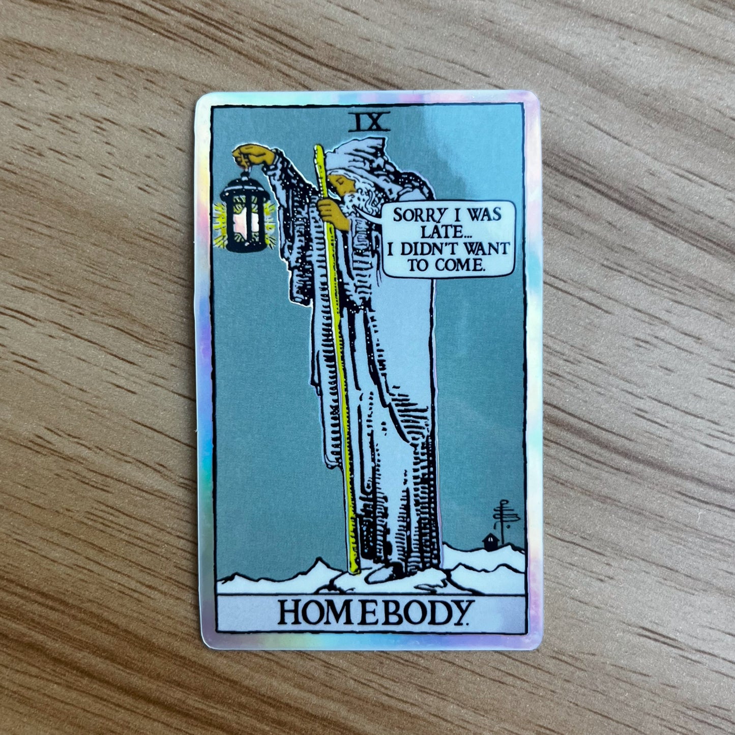 Hermit Tarot Sticker (Homebody)