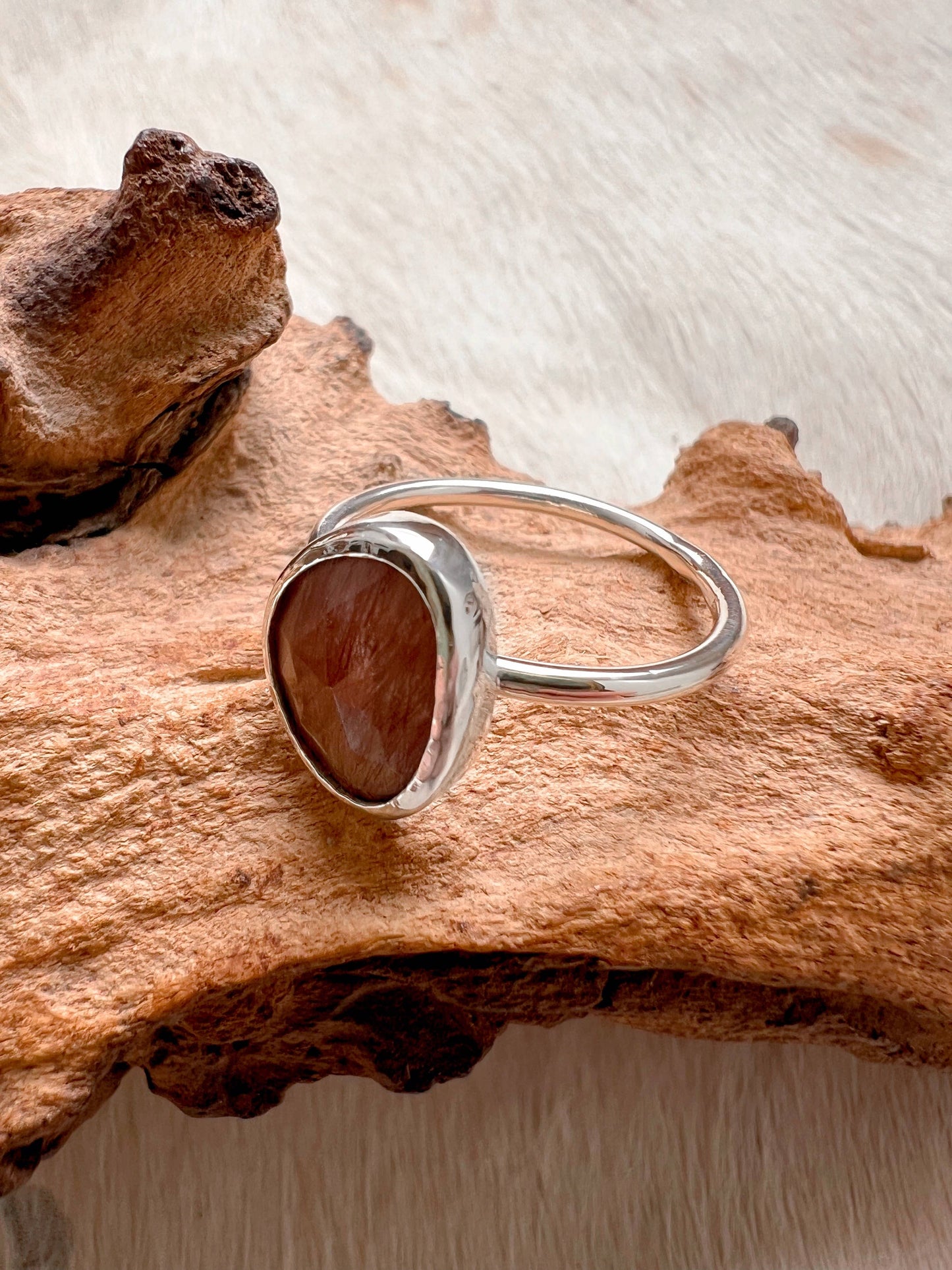 Rutile Quartz Ring Size 7