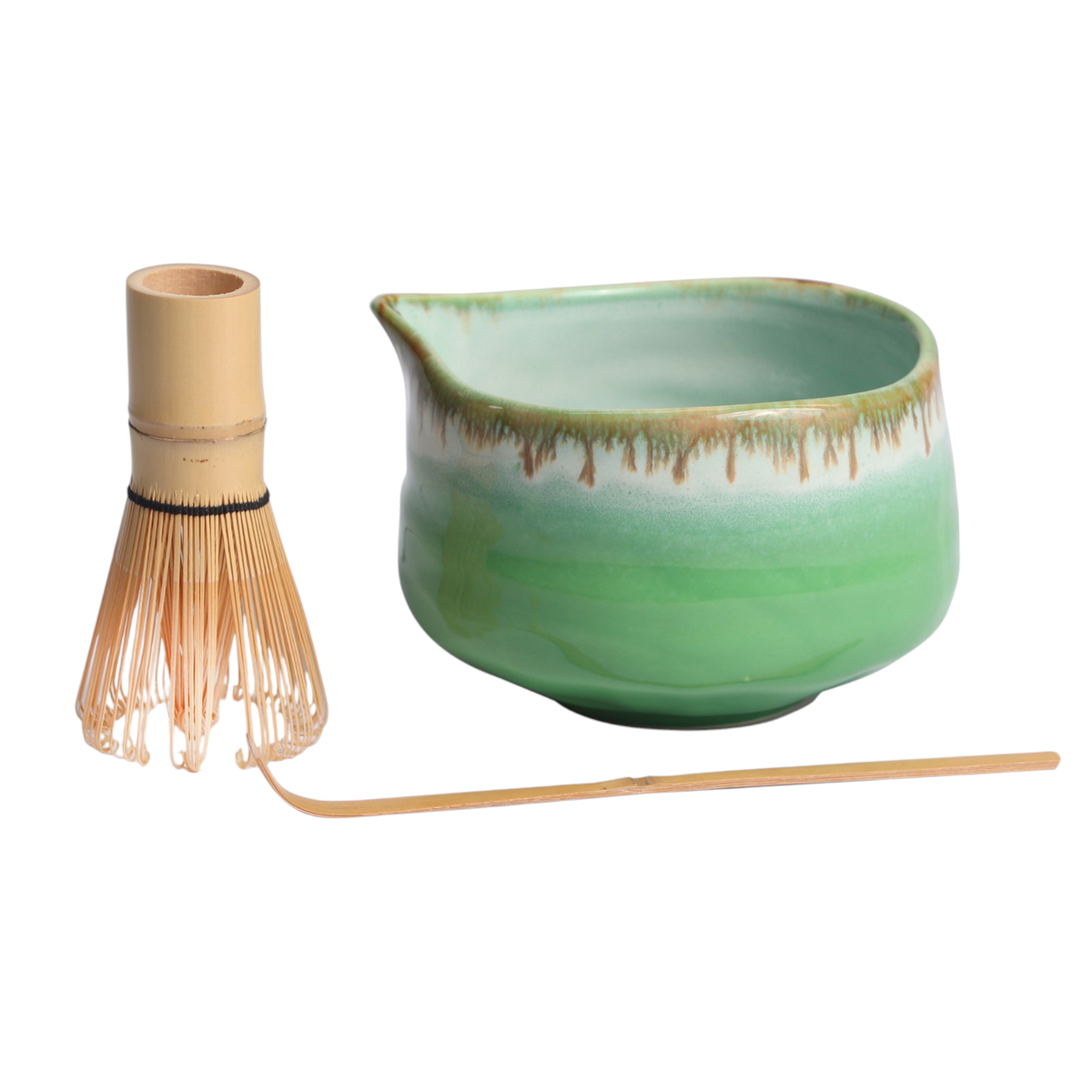 Green Porcelain Matcha set 20oz