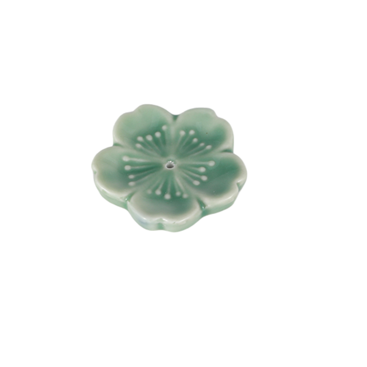 Green Sakura Cherry Blossom Incense Holder