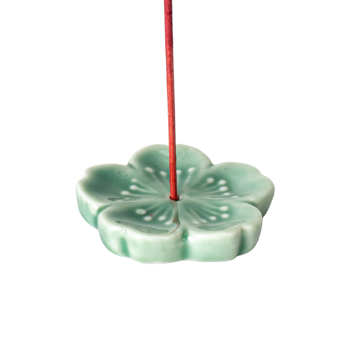 Green Sakura Cherry Blossom Incense Holder