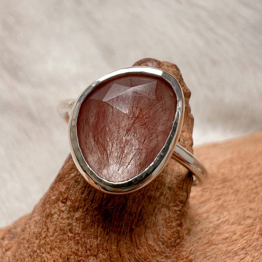 Rutile Quartz Ring Size 7