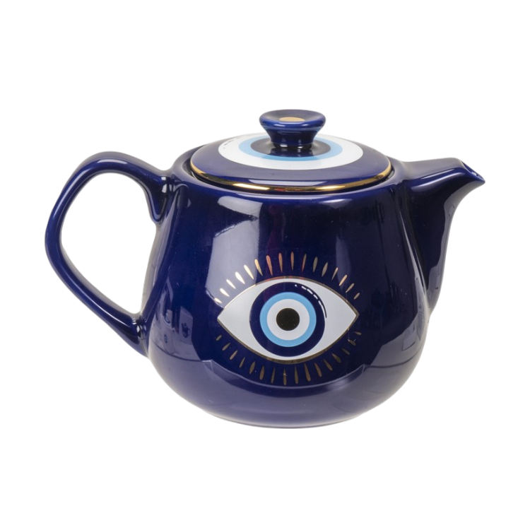Evil Eye Tea Pot w/ Strainer 18oz