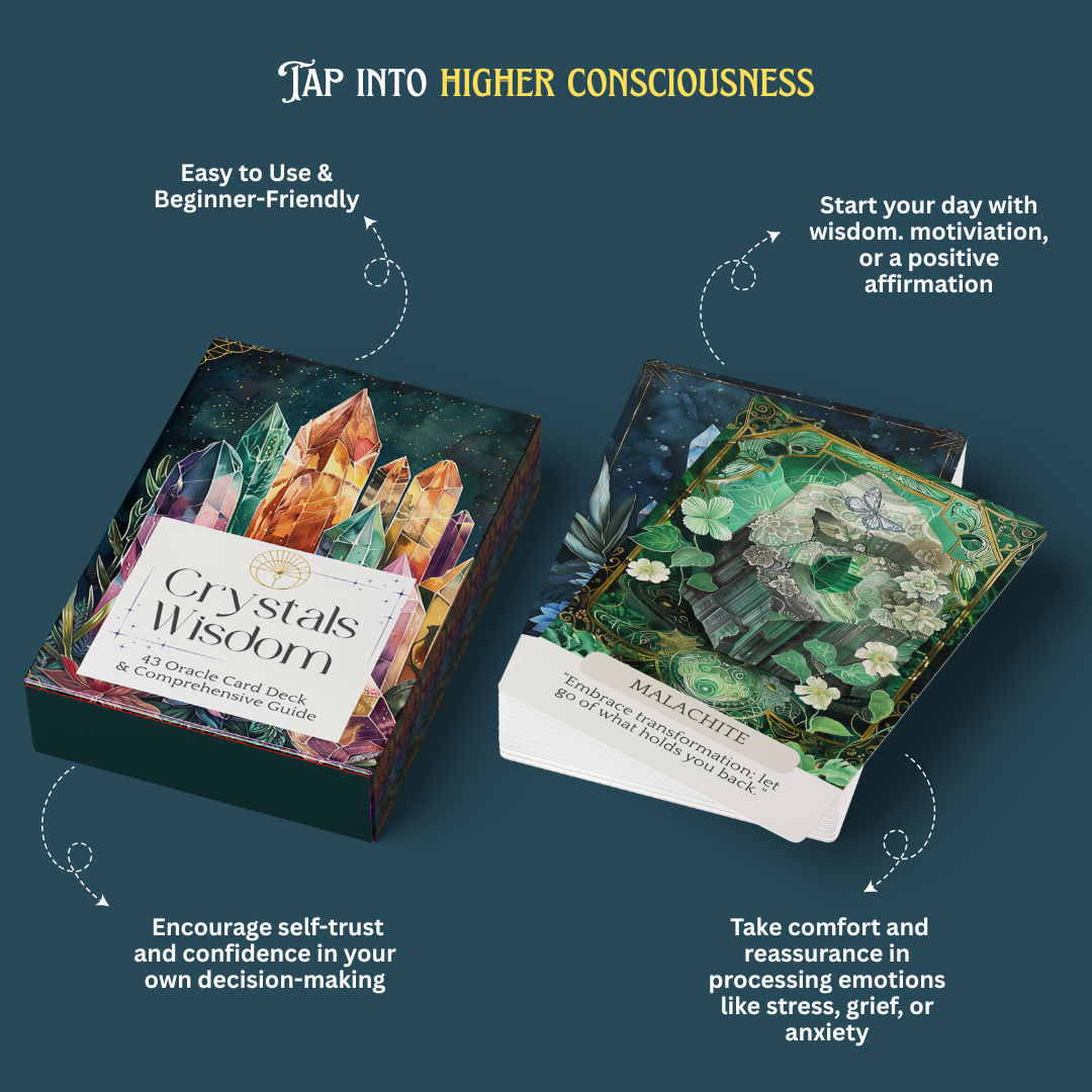 Oracle Card Deck - Crystals Wisdom