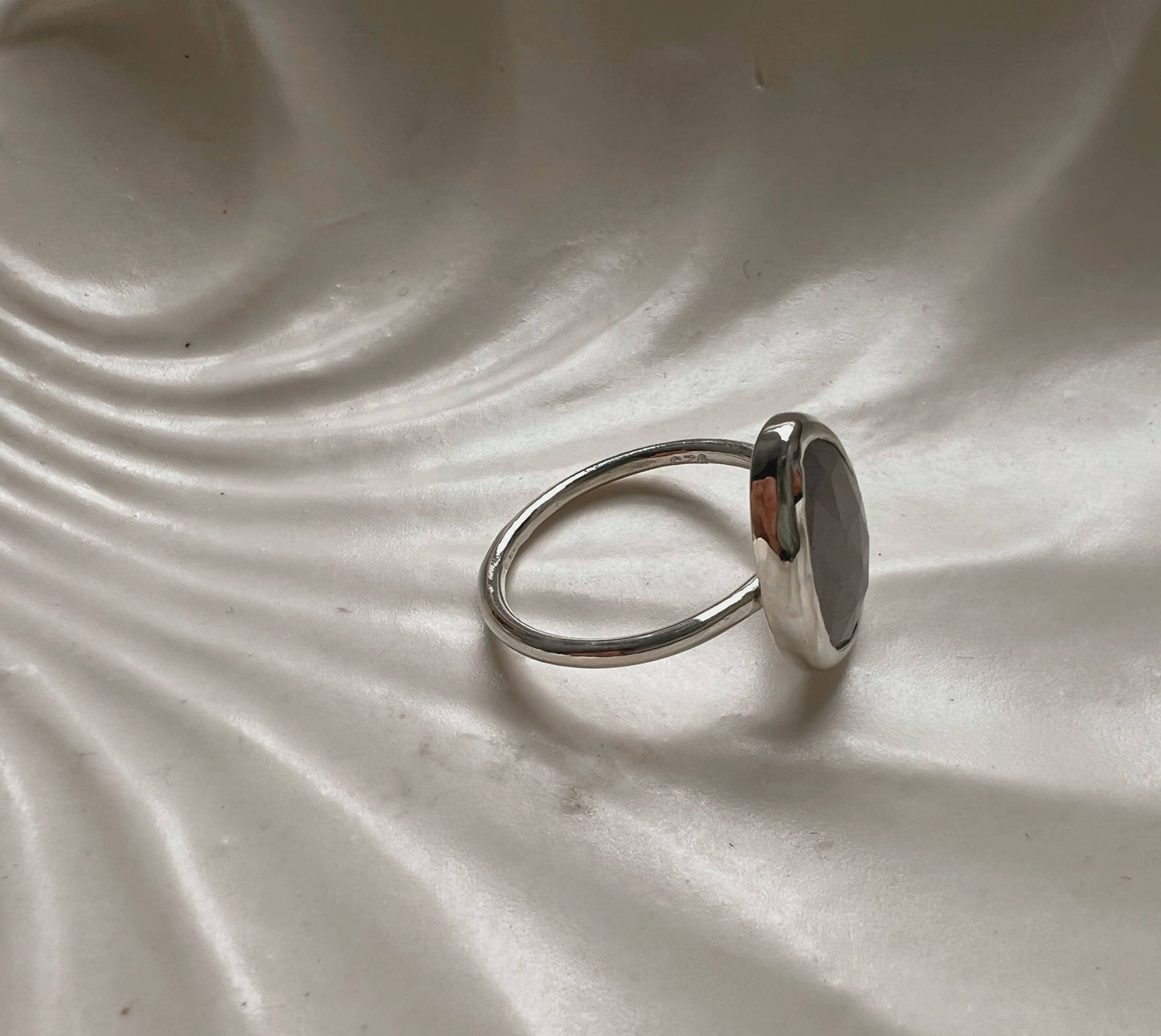 Sapphire & Silver Ring 
