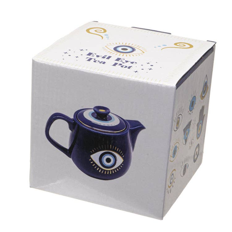 Evil Eye Tea Pot w/ Strainer 18oz