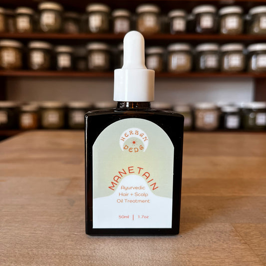 Manetain Herban Veda Hair Oil - 1.7 oz