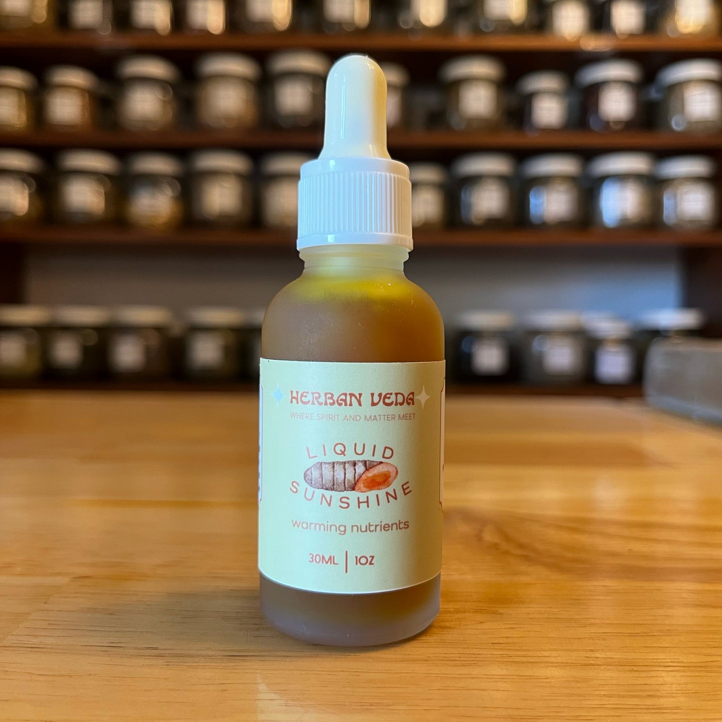 Herban Veda Liquid Sunshine Warming Nutrients 1 oz.