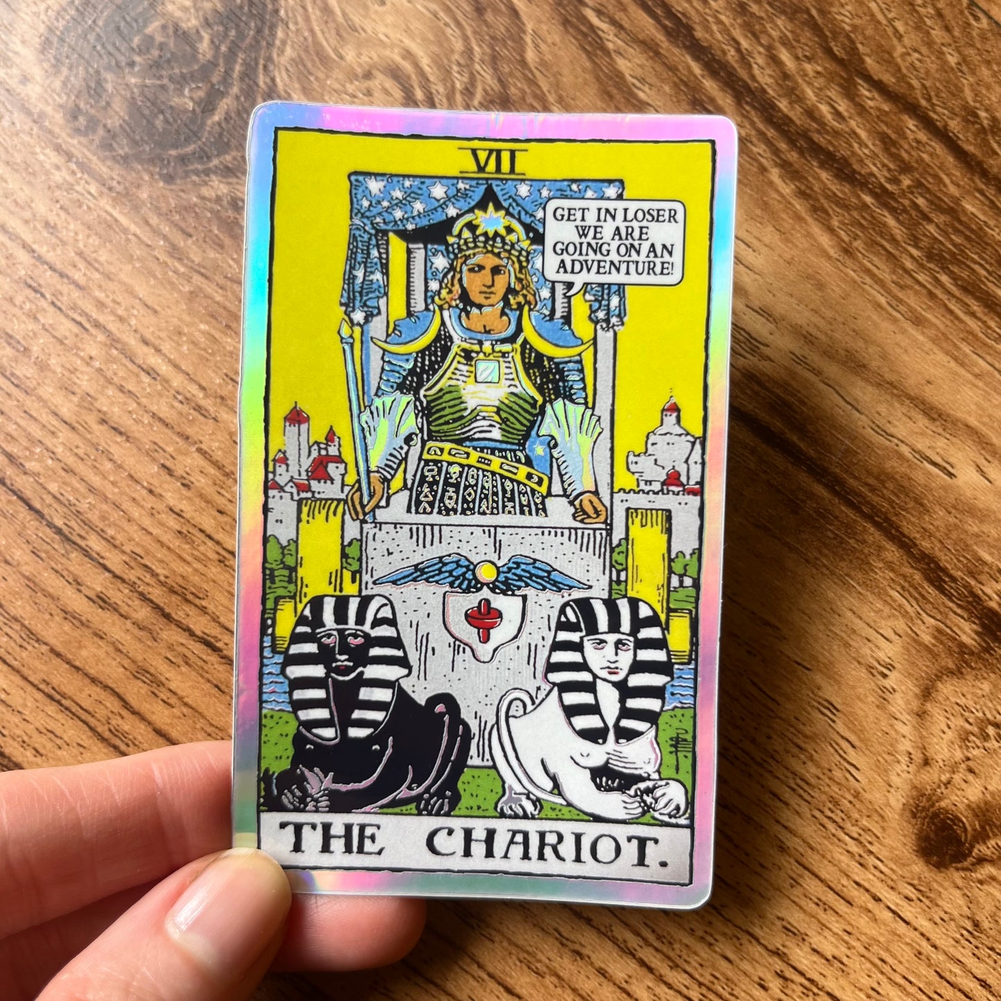 Chariot Tarot Sticker