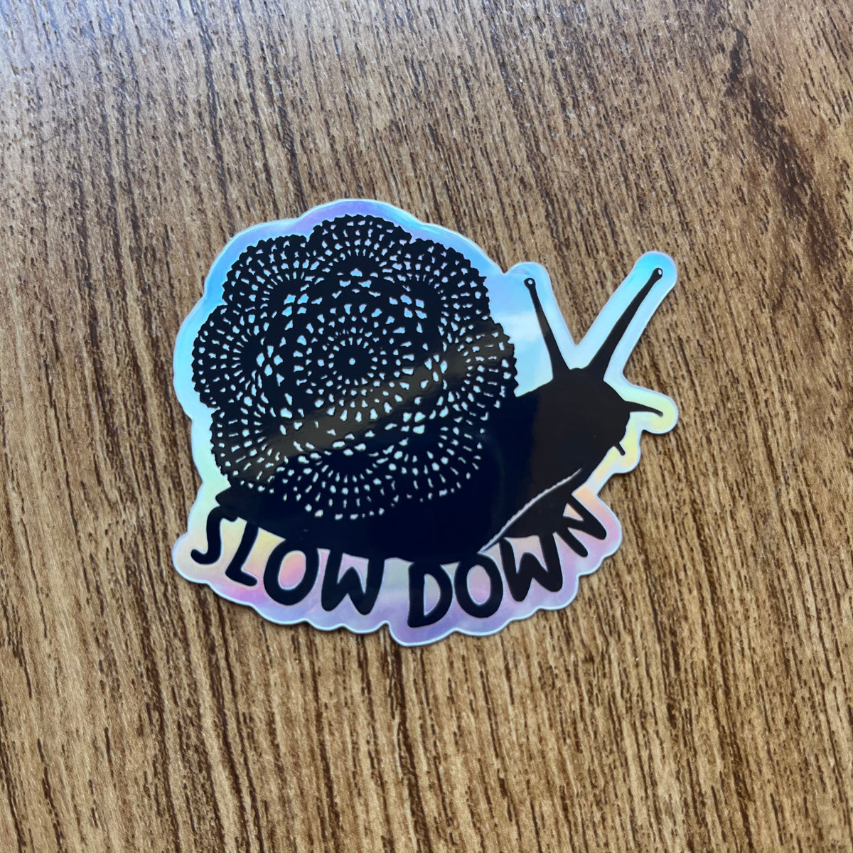 Slow Down Snail Sticker
