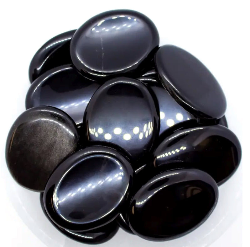Black Obsidian Worry Stone
