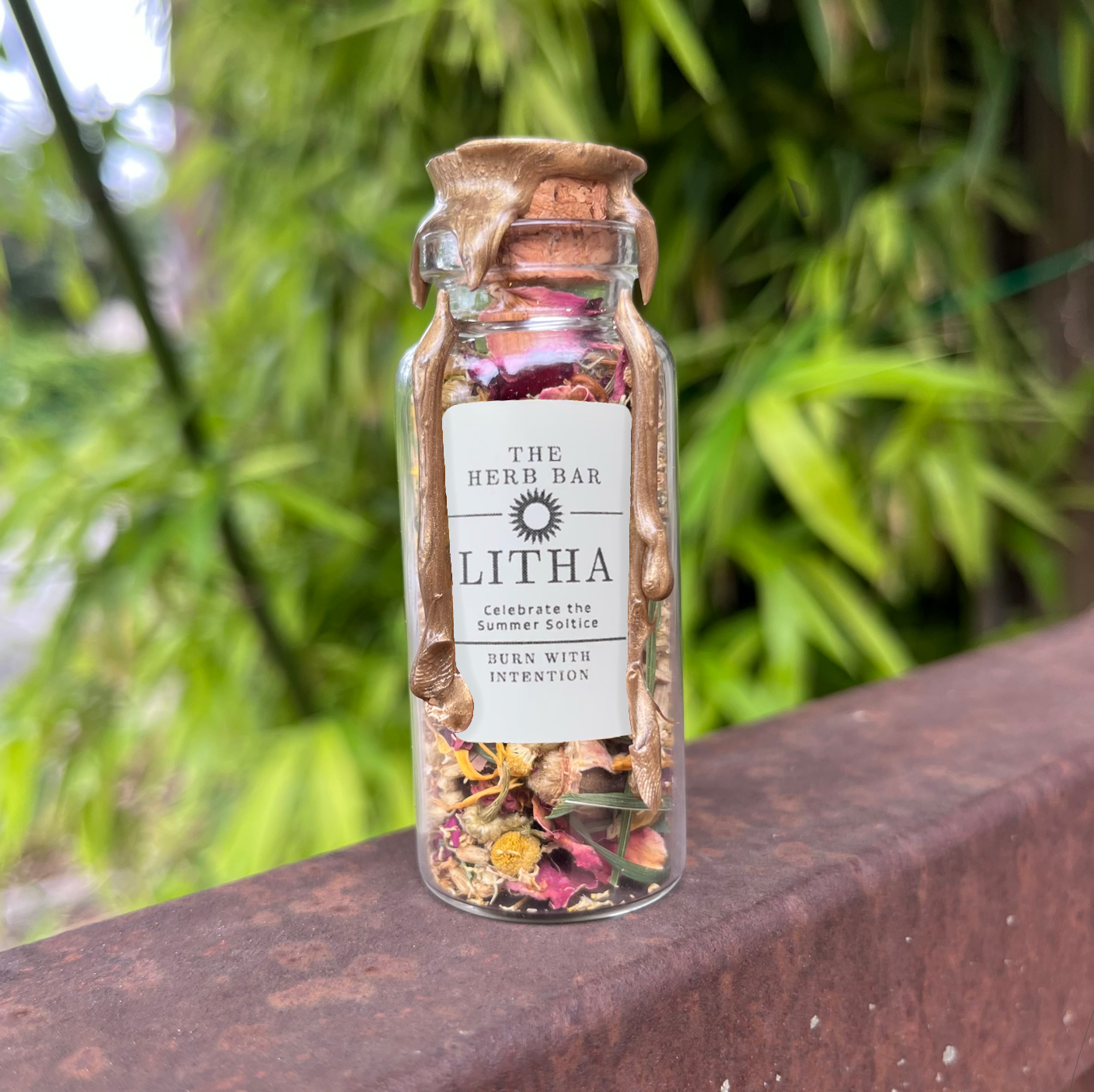 Litha Incense Jar