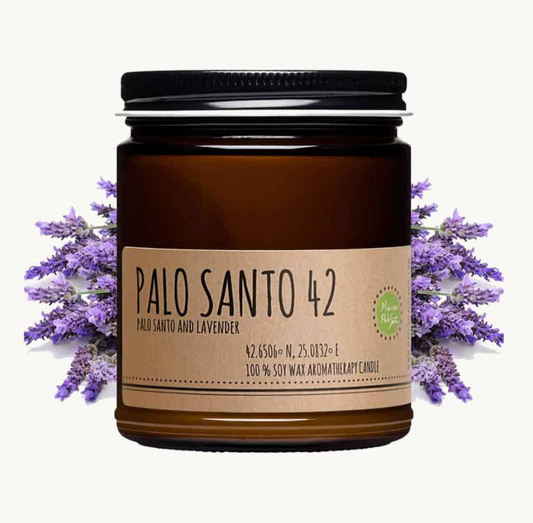 Palo Santo and Lavender Candle 42