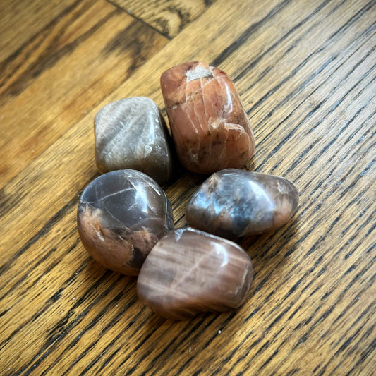 Tumbled Peach Moonstone
