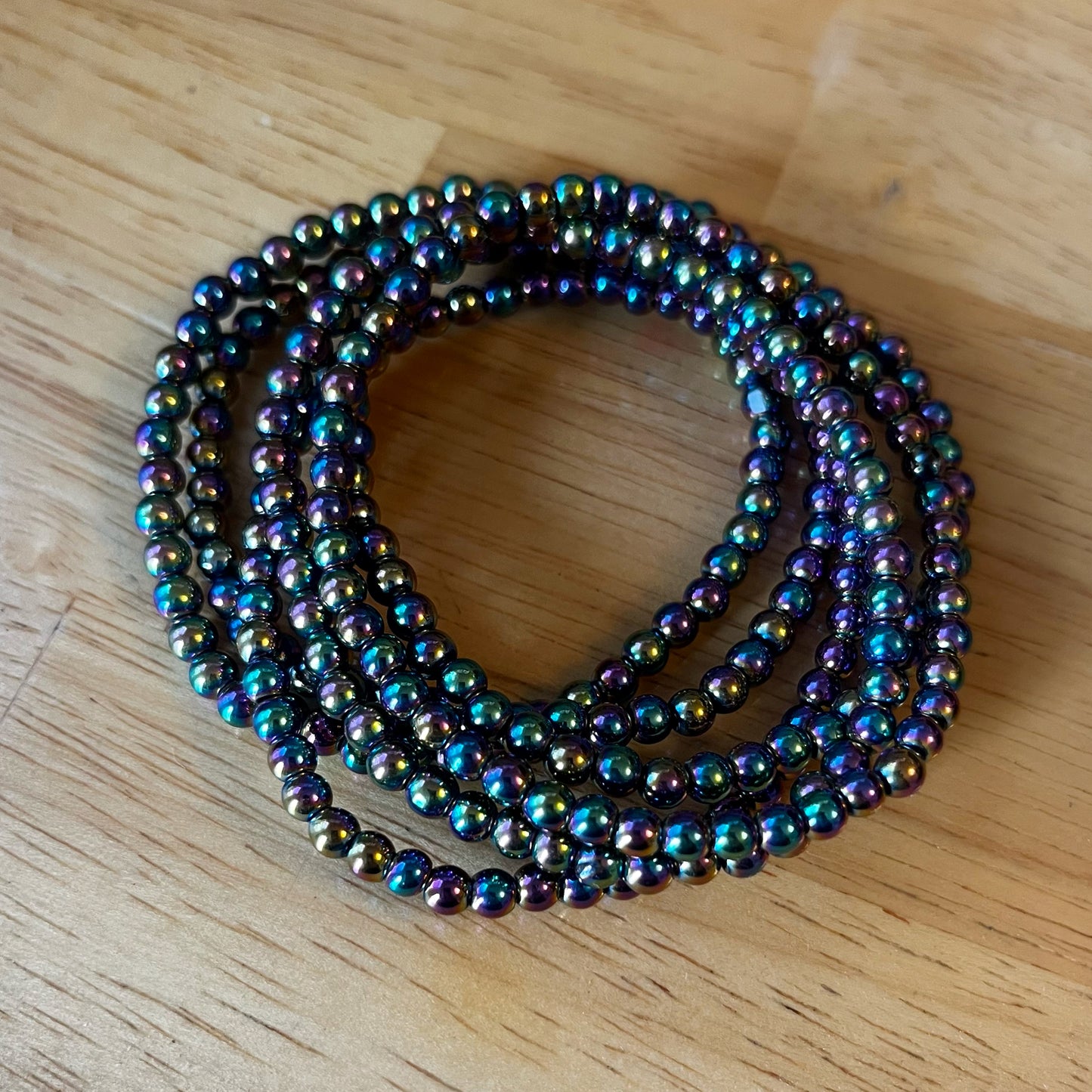 Rainbow (Oxidized) Hematite bracelet