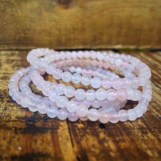 Rose Quartz 4mm Bracelet