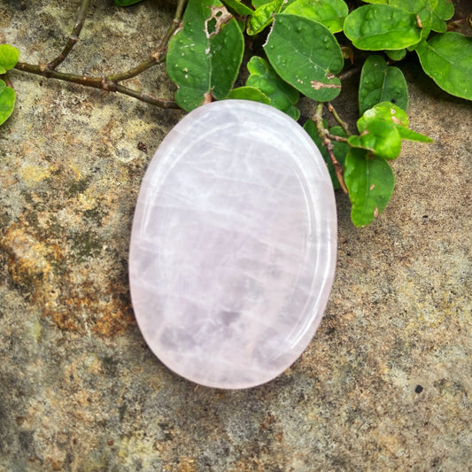Rose Quartz Worry Stone