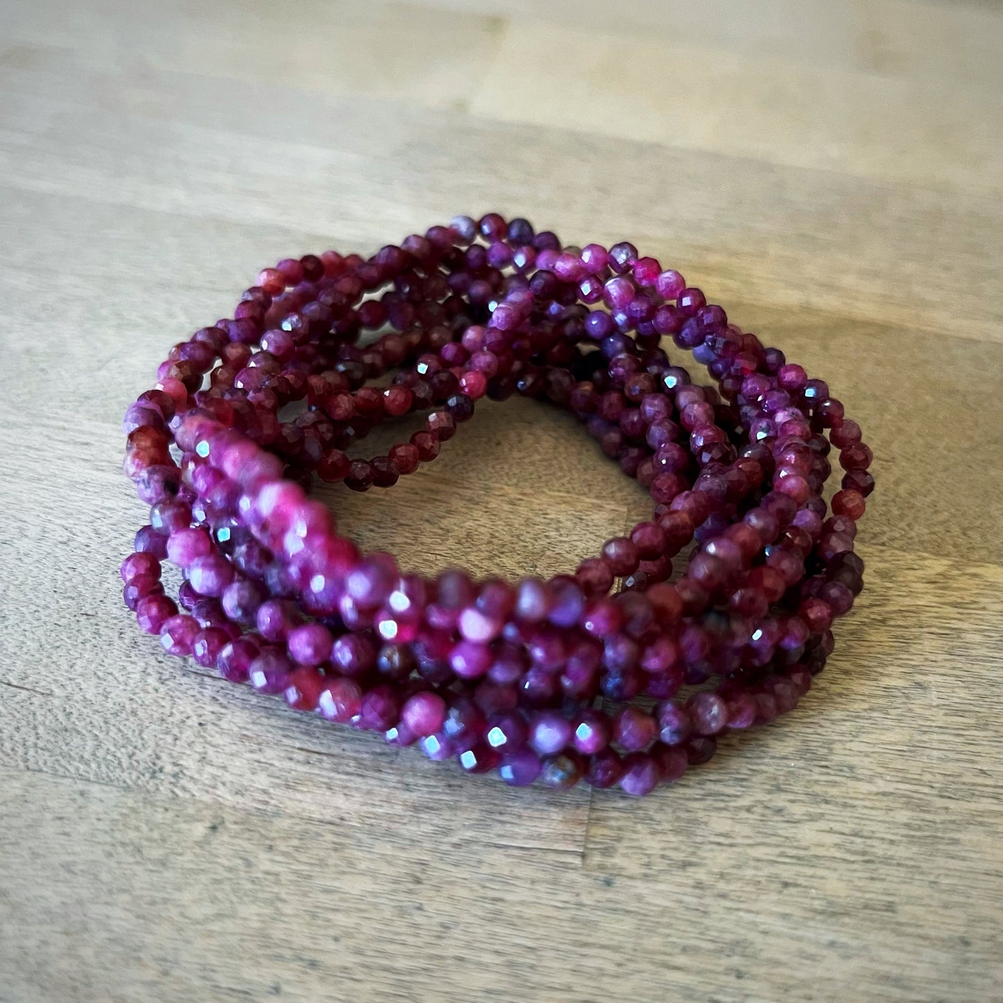 Ruby 4mm Bracelet