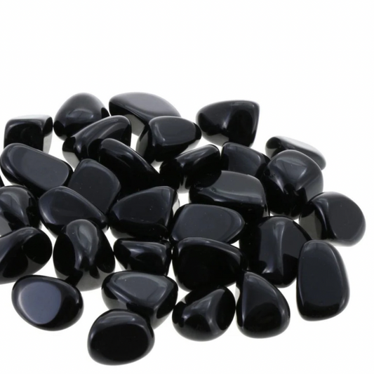 Black Obsidian tumbled