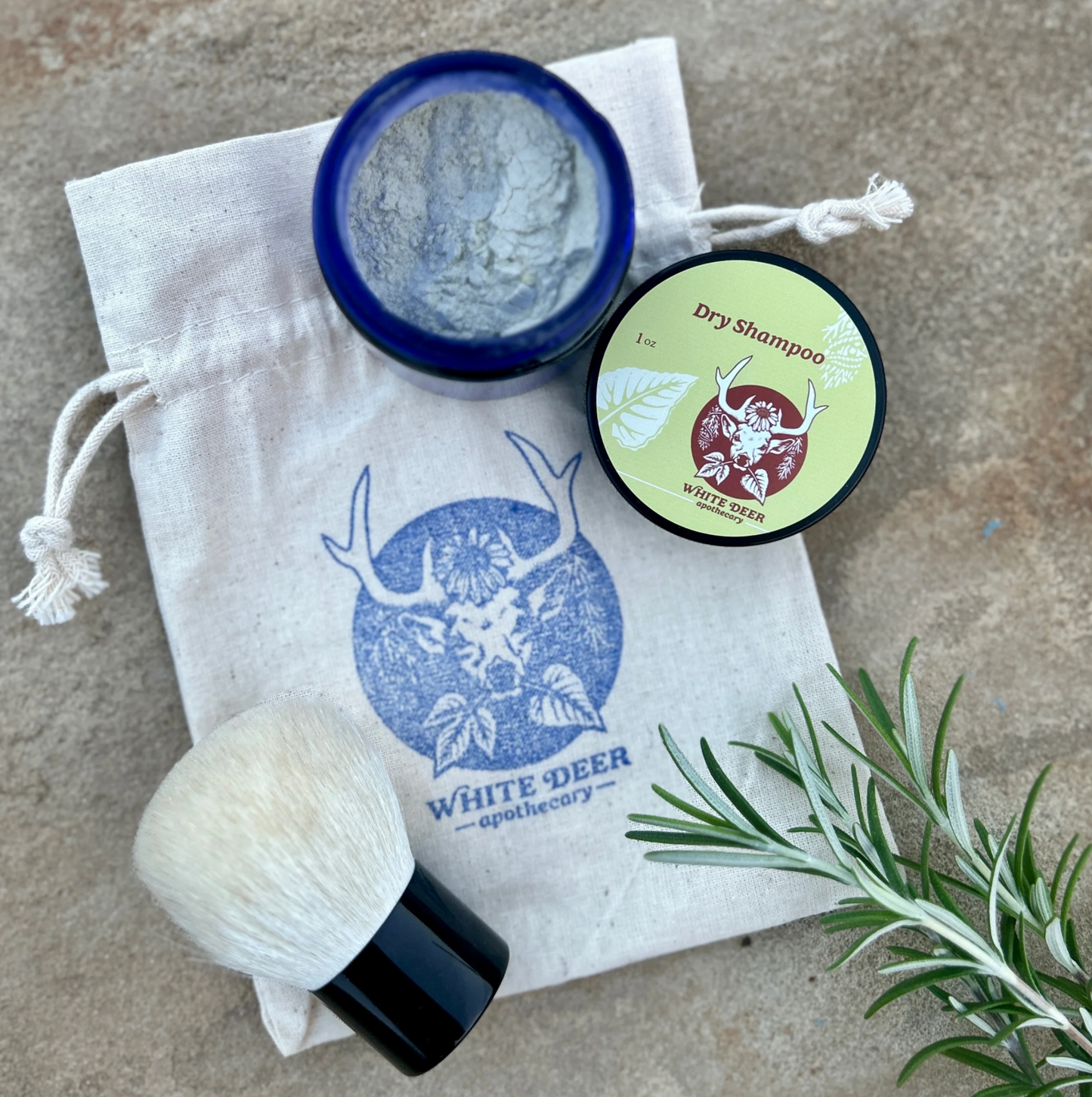 Dry Shampoo w/ Kabuki brush