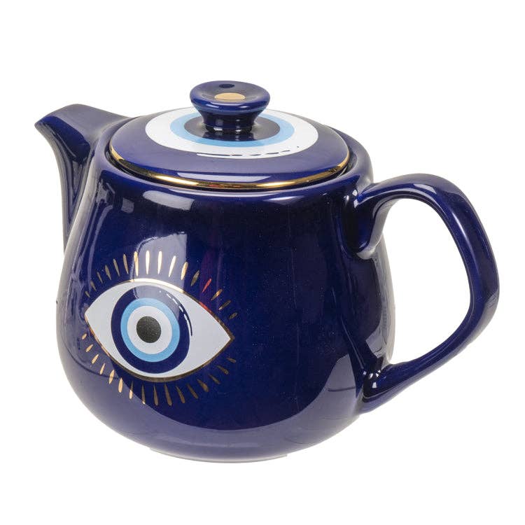 Evil Eye Tea Pot w/ Strainer 18oz