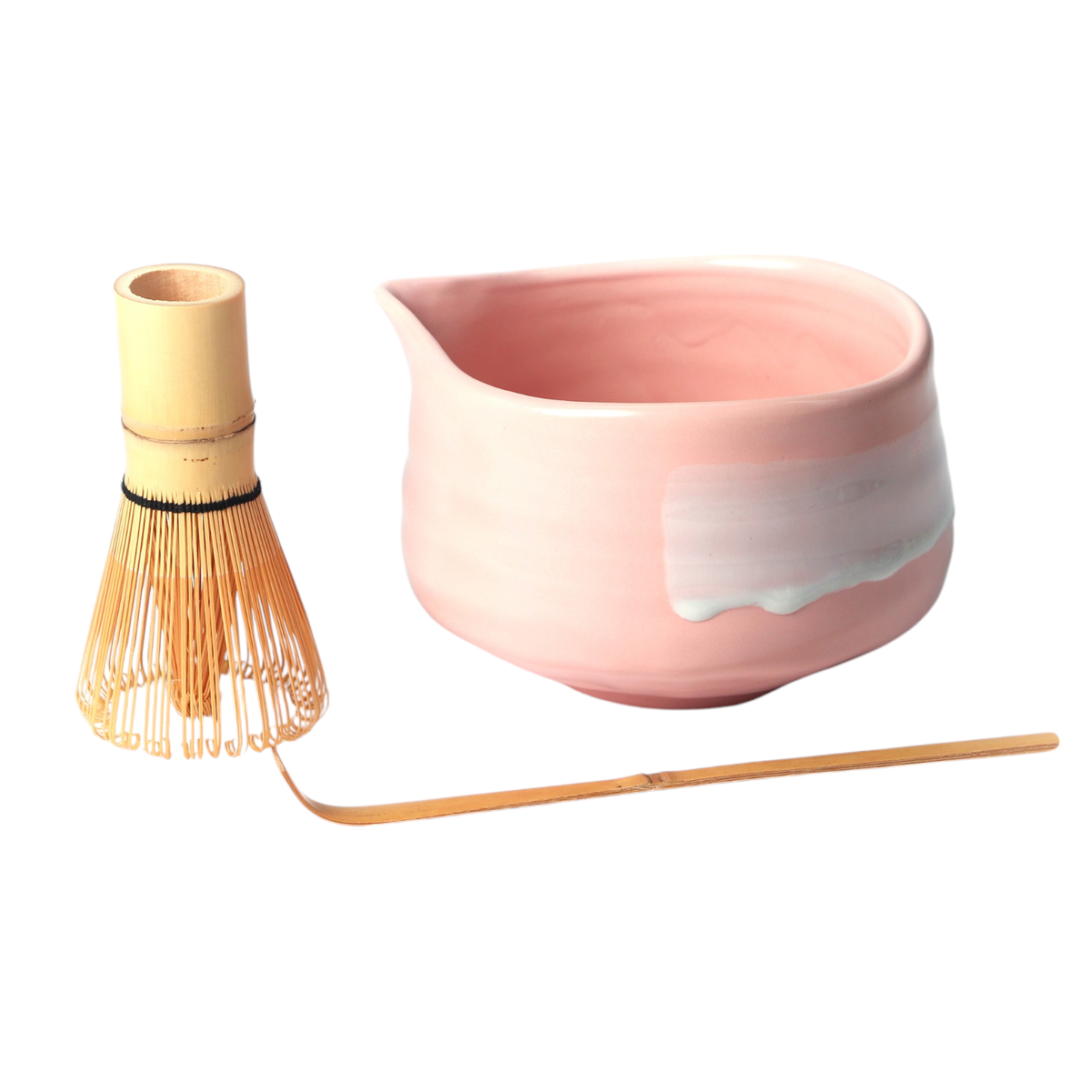 Pink Porcelain Matcha Set 20oz