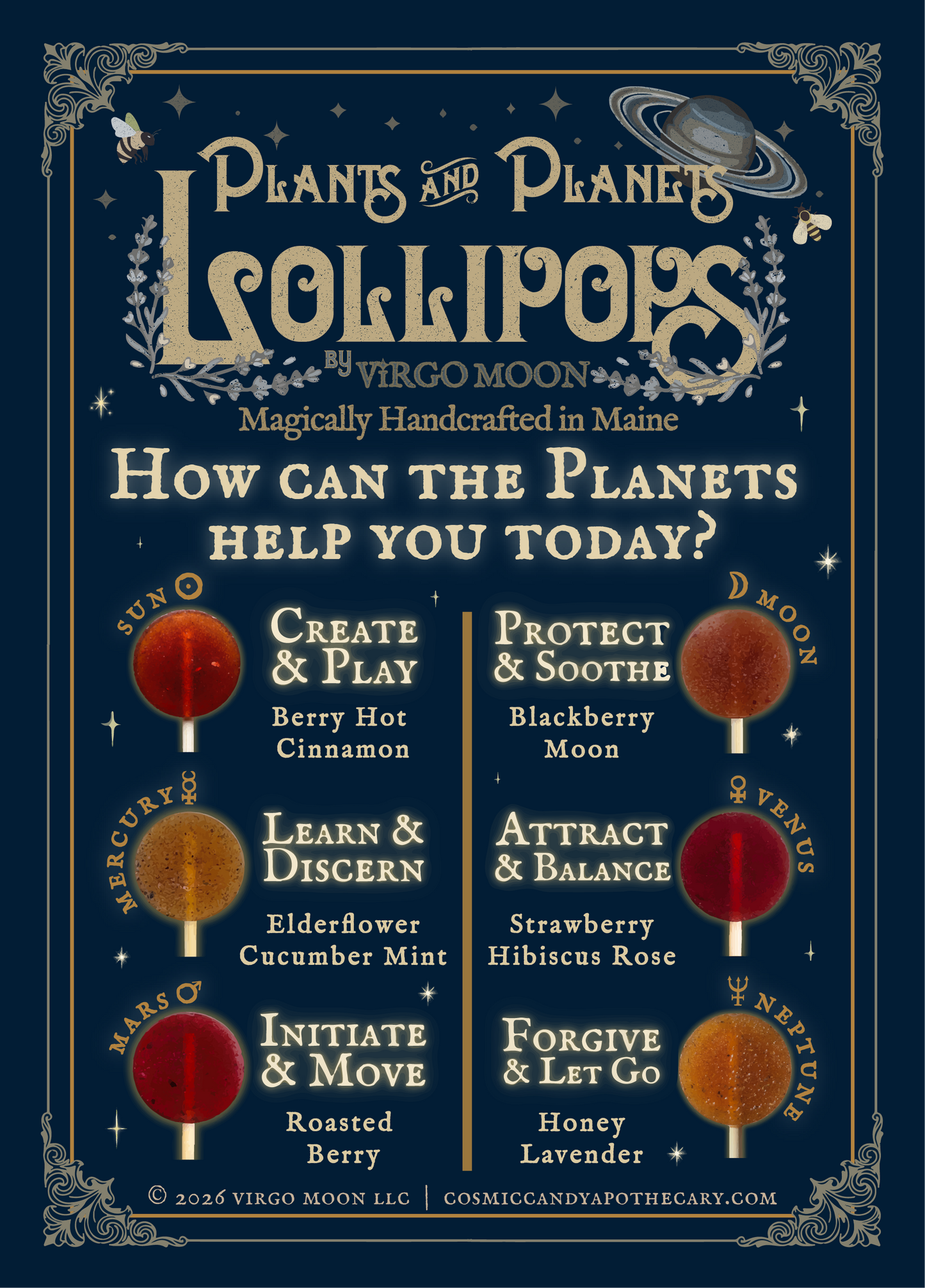 Plants & Planets Lollipops
