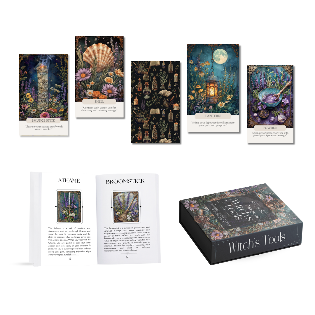 Oracle Card Deck - Magical Witch's Tools