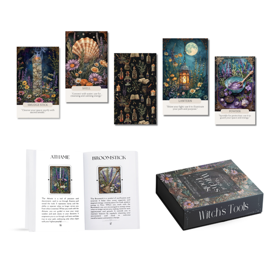 Oracle Card Deck - Magical Witch's Tools