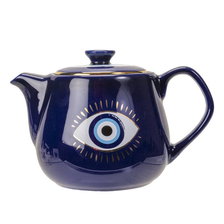 Evil Eye Tea Pot w/ Strainer 18oz
